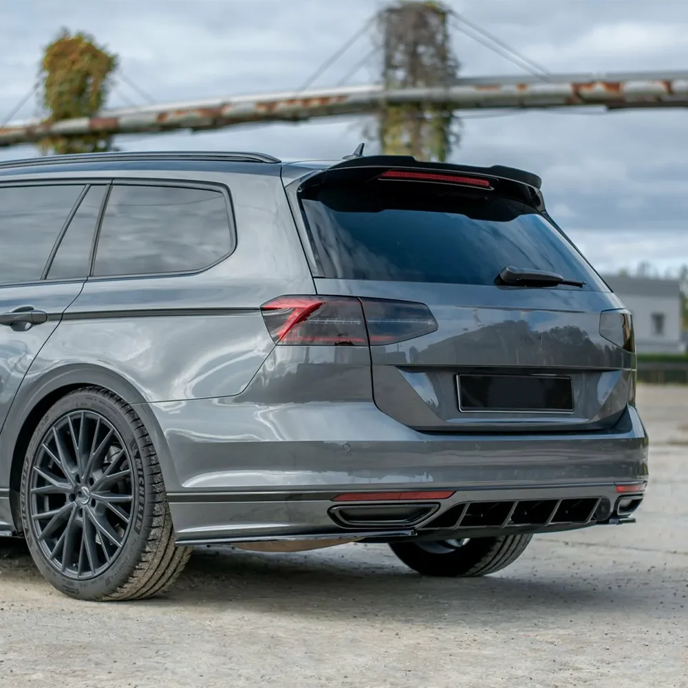 Фото Для Volkswagen VW Passat B8 Estate 2015 + задний спойлер багажника, крыло, задний спойлер, крышка, удлинение губ багажника №2