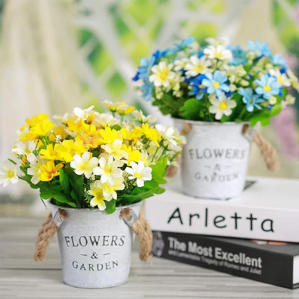 Искусственный цветочный букет пластиковые искусственные растения трава сад