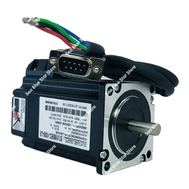 Фото Шаговый двигатель 57J1880EC-1000-LS 57, двухфазный, с замкнутым контуром, 24В, постоянного тока №1