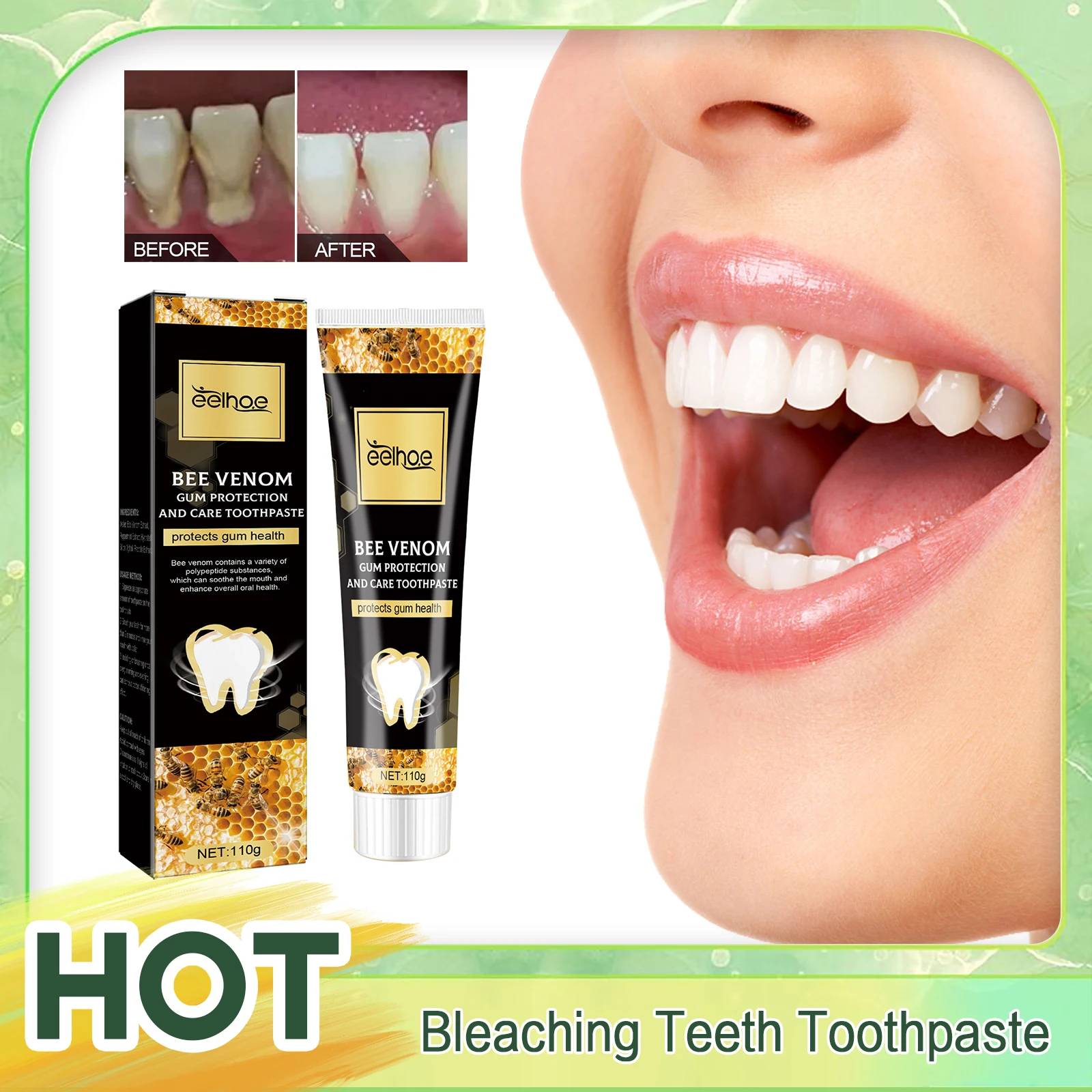 

Gums Repair Toothpaste Remove Plaque Eliminate Bad Breath Gum Treatment Decay Cavities Caries Protect Teeth Whitening Toothpaste