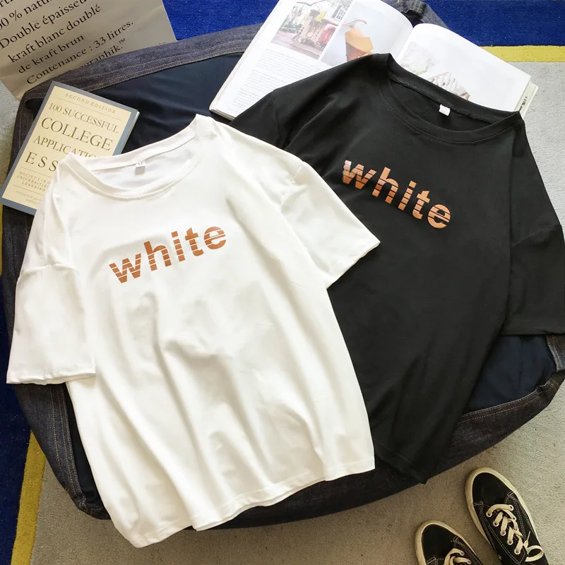 INS футболка с коротким рукавом женская гонконгская летняя одежда Новое