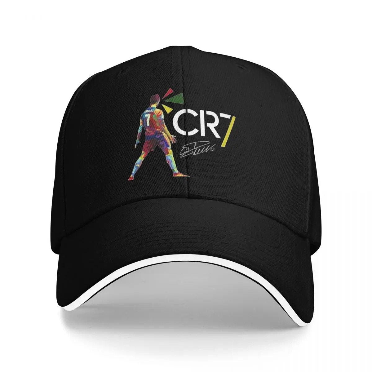 Бейсболка Cr7 Football Ronaldo Signature Merch Унисекс Стиль Шляпа дальнобойщика Шляпы Кепка