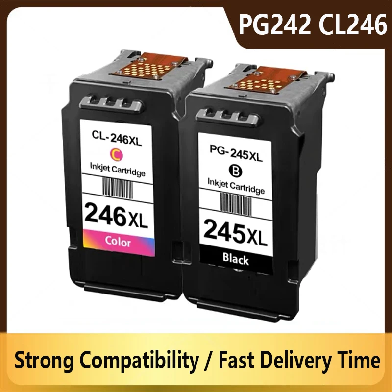 Фото Чернильный картридж PG245 CL246, совместимый для Canon PG-245 CL-246 PG-245XL CL-246XL Pixma MG2420 MG2520 MG2522 MG2525 MG2920 MG2922 №1