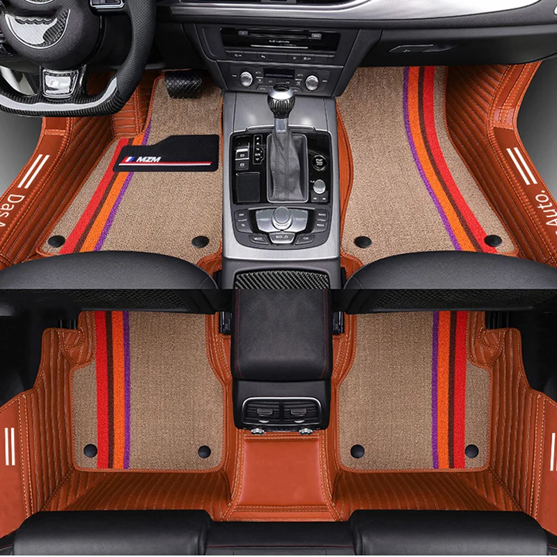 Автомобильный напольный коврик из искусственной кожи для Haval H1 H2 H3 H4 H5 H6 Coupe H7 H8 H9 H2s