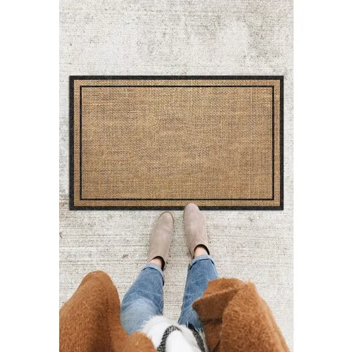 Bouquet Home straw printed door mat decorative outside 45 X70CM | Bath Mats