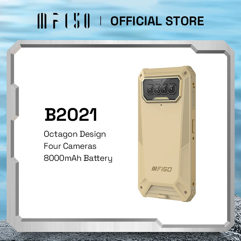 

IIIF150 B2021 8000mAh Helio G25 Octa Core Mobile Phone 5.86''HD+ Waterproof Rugged Smartphone 6GB+64GB 13MP Quad Camera IP68/69K