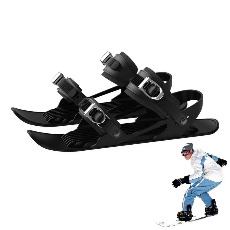 

New Mini Ski Skates For Snow The Short Skiboard Snowblades High Quality Adjustable Bindings Portable Skiing Shoes Snow Board