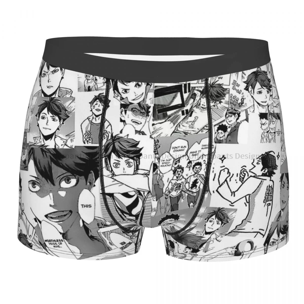 

Haikyuu Shoyo Hinata Tobio Kageyama Oikawa Manga Collage Underpants Homme Panties Men's Underwear Ventilate Shorts Boxer Briefs