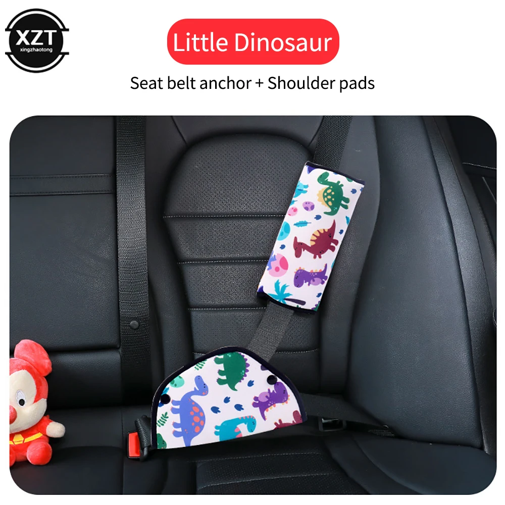

Car Seat Belt Kit Adjustment Holder Seatbelt Padding Cover for Baby Child Kids Anti-Neck Safety Shoulder Positioner Shoulder Pad