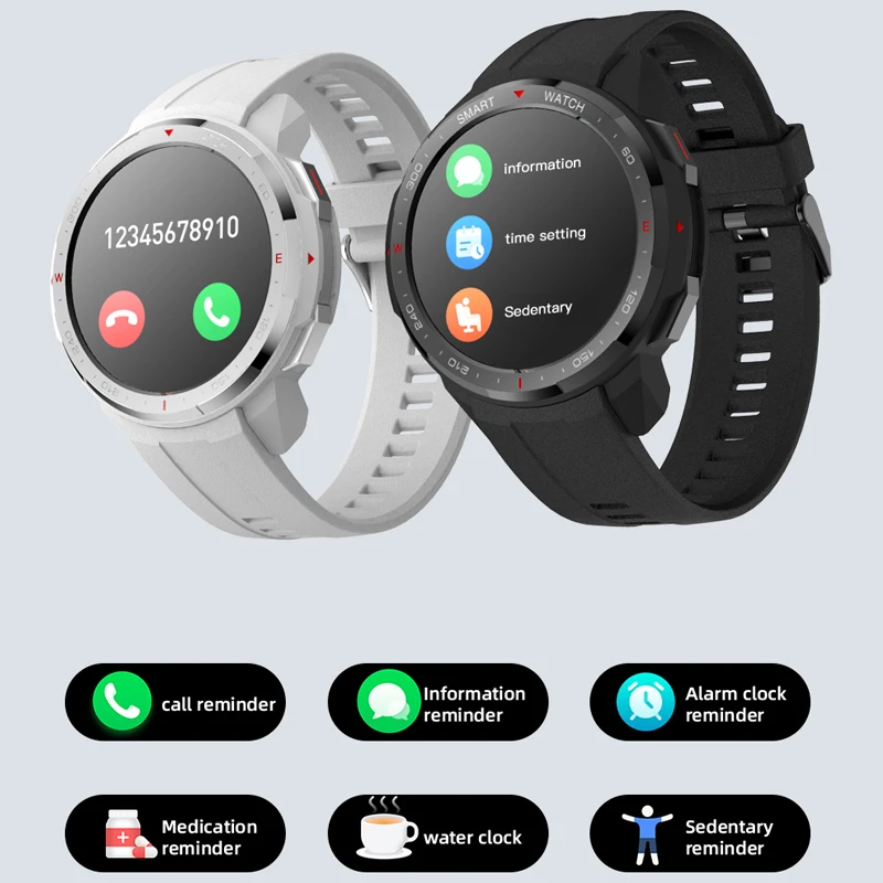

Smart Watch Men Women Full Touch ScreenIP67 Waterproof Smart Fitness Watch Bluetooth Heart Rate Monitoring Reloj inteligente
