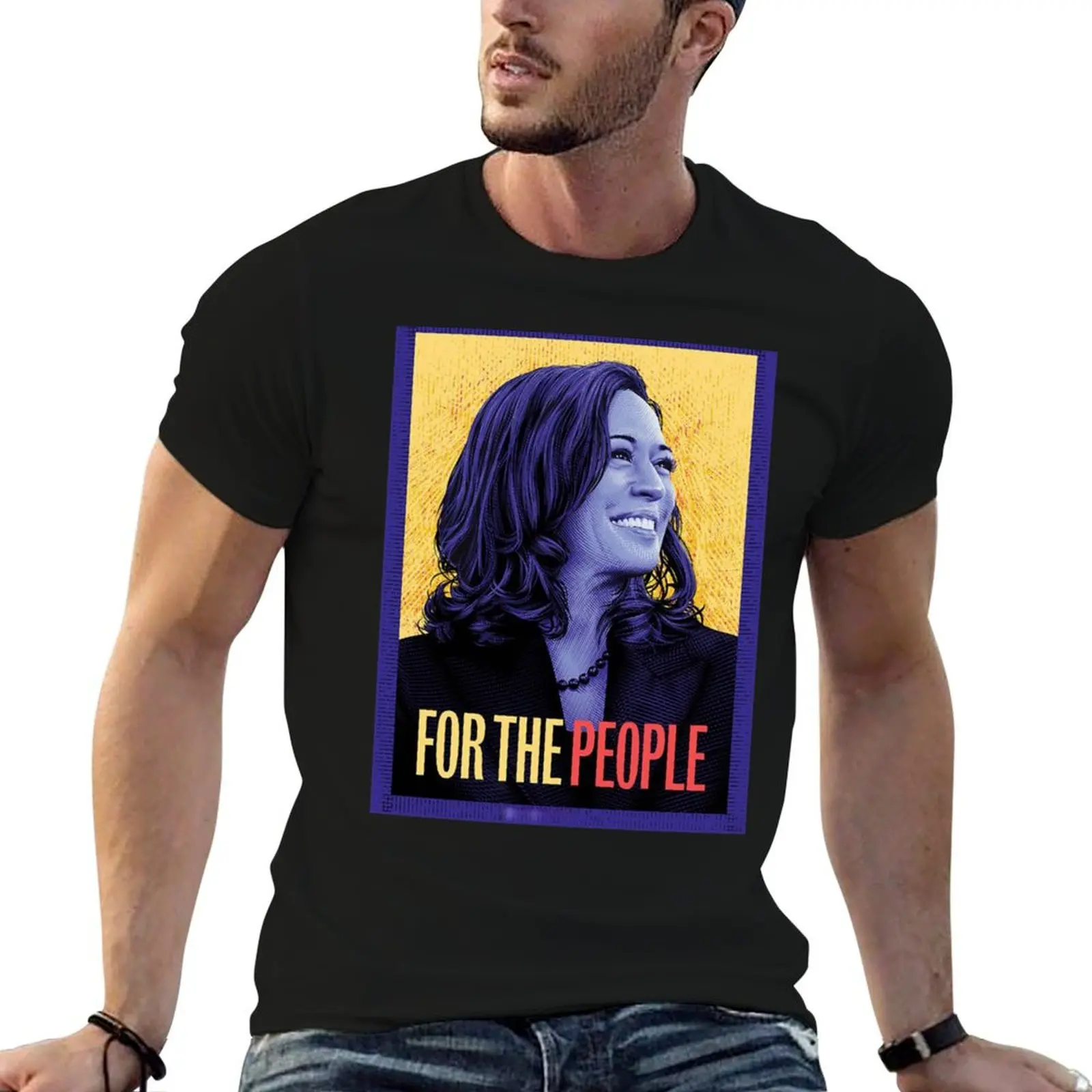 Футболка Kamala Harris мужская одежда винтажные футболки футболка большого размера