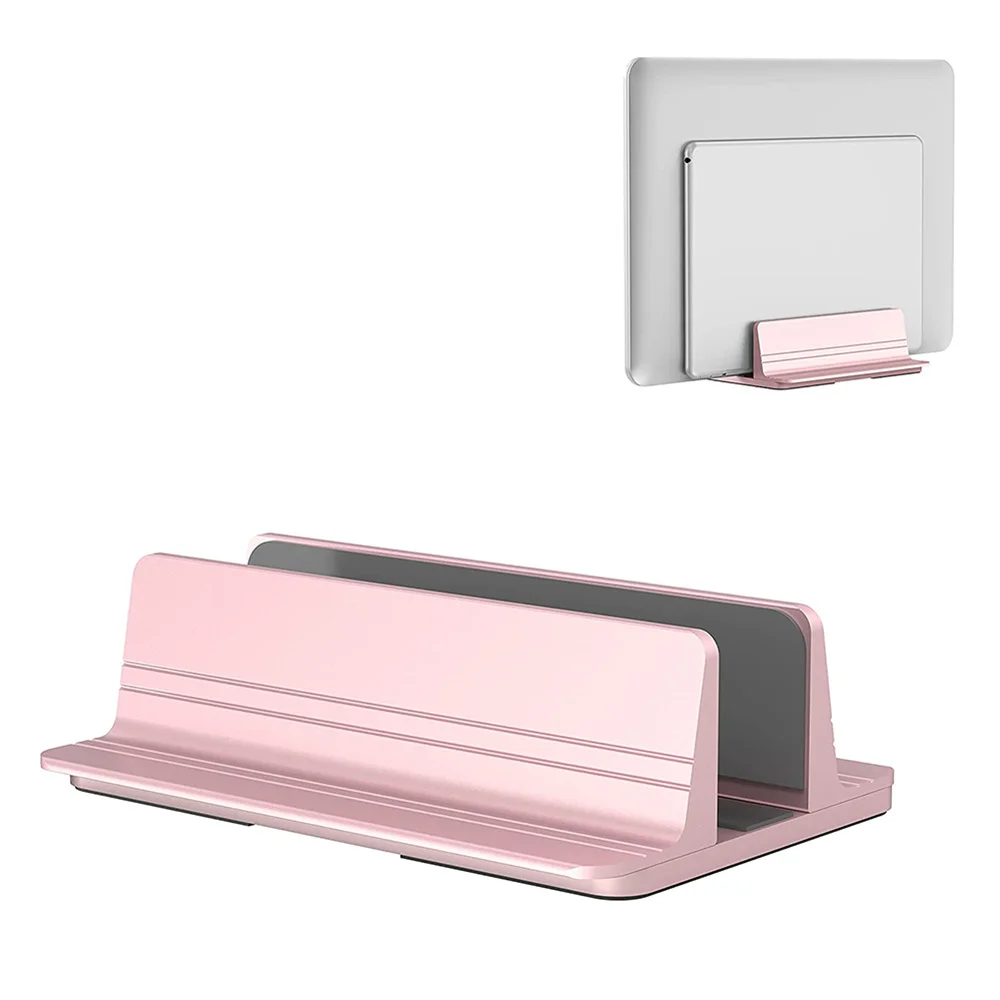 

Vertical Laptop Stand For Macbook Air Pro 13 14 15.4 16 17.3 Desktop Aluminum Stand With Adjustable Dock Size For Notebook Stand