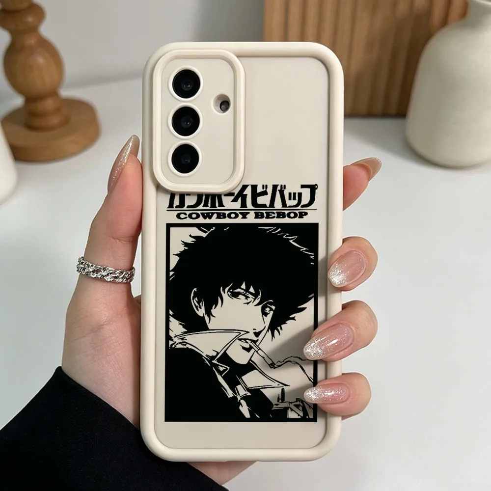 Фото Чехол для телефона с изображением Cowboy Bebop для Samsung Galaxy A71 A57 A56 A55 A54 A53 A52s A17 A16 A06, силиконовый чехол с рисунком Eye Ladder №4