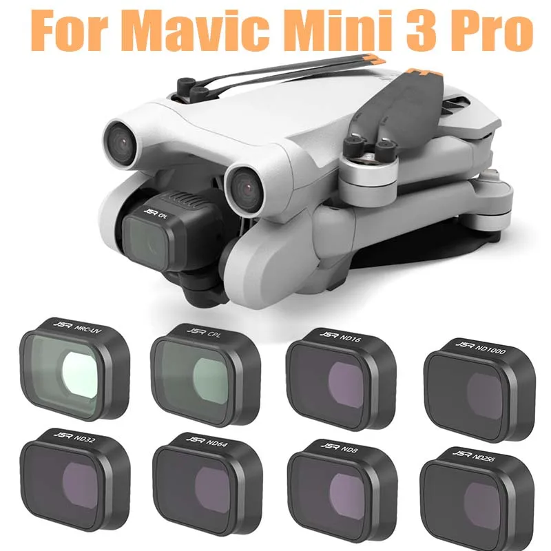 

For DJI Mini 3 Pro Camera Lens Filter MCUV CPL ND8 ND16 ND32 ND64 ND256 ND/PL Filters Kit For Mavic Mini 3 Pro Drone Filters