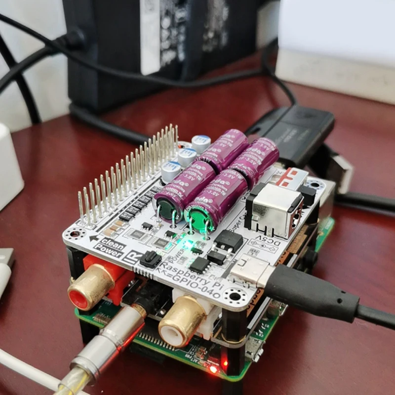 Портативная плата фильтра удобная для Raspberry Pi Hifi силовой фильтр Farah конденсатор