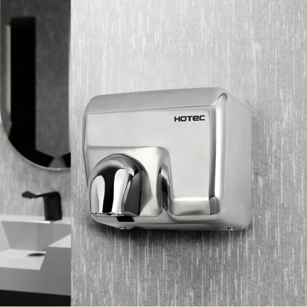 

Hotel Restaurant Toilet High Traffic Stainless Steel Mirror Polishing Auto Hand Dryer