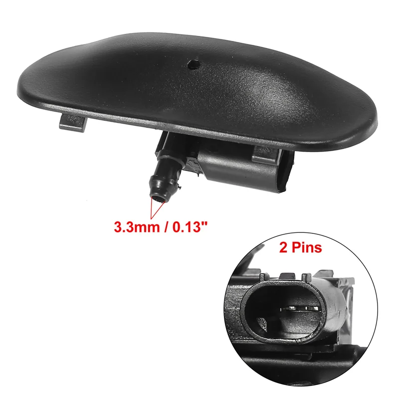 Форсунка омывателя лобового стекла L &amp R 4G0955987A / 4G0955988A для Audi A6 C7 Allroad S6 RS6 2016-2018