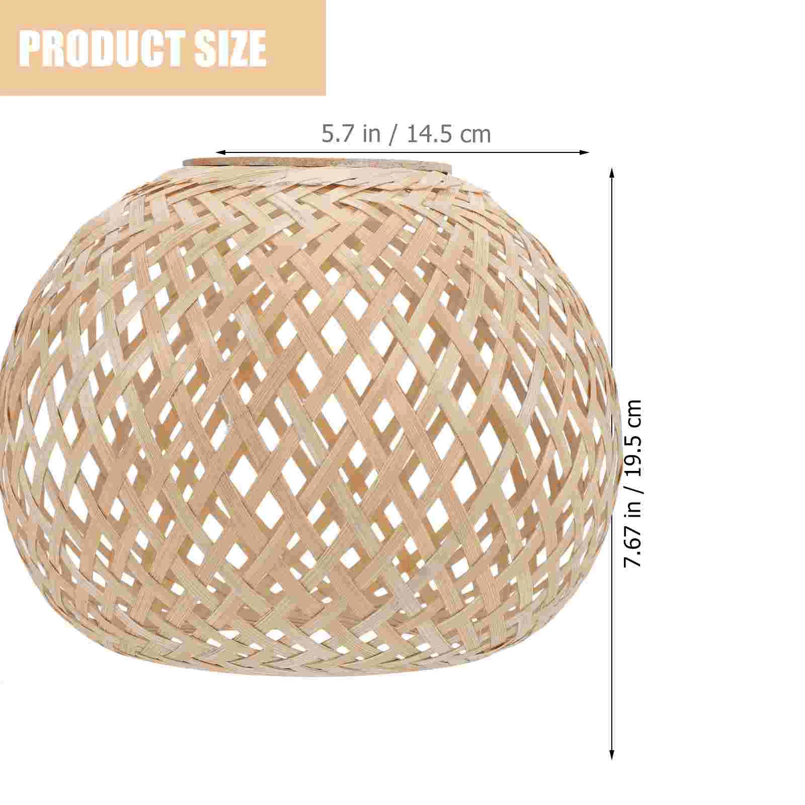 

Woven Pendant Light Hanging Ceiling Lights Shades Restaurant Home Lampshades Decor Bohemian