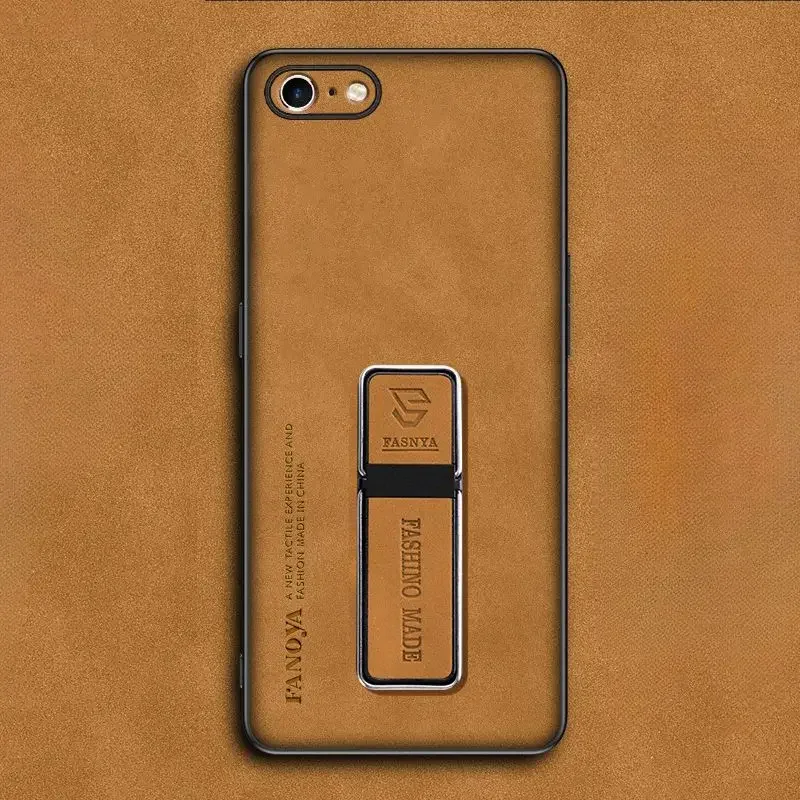 Для iPhone 16 Plus Pro Max 16E Чехол из овечьей кожи Автомобильный кронштейн Задняя крышка E