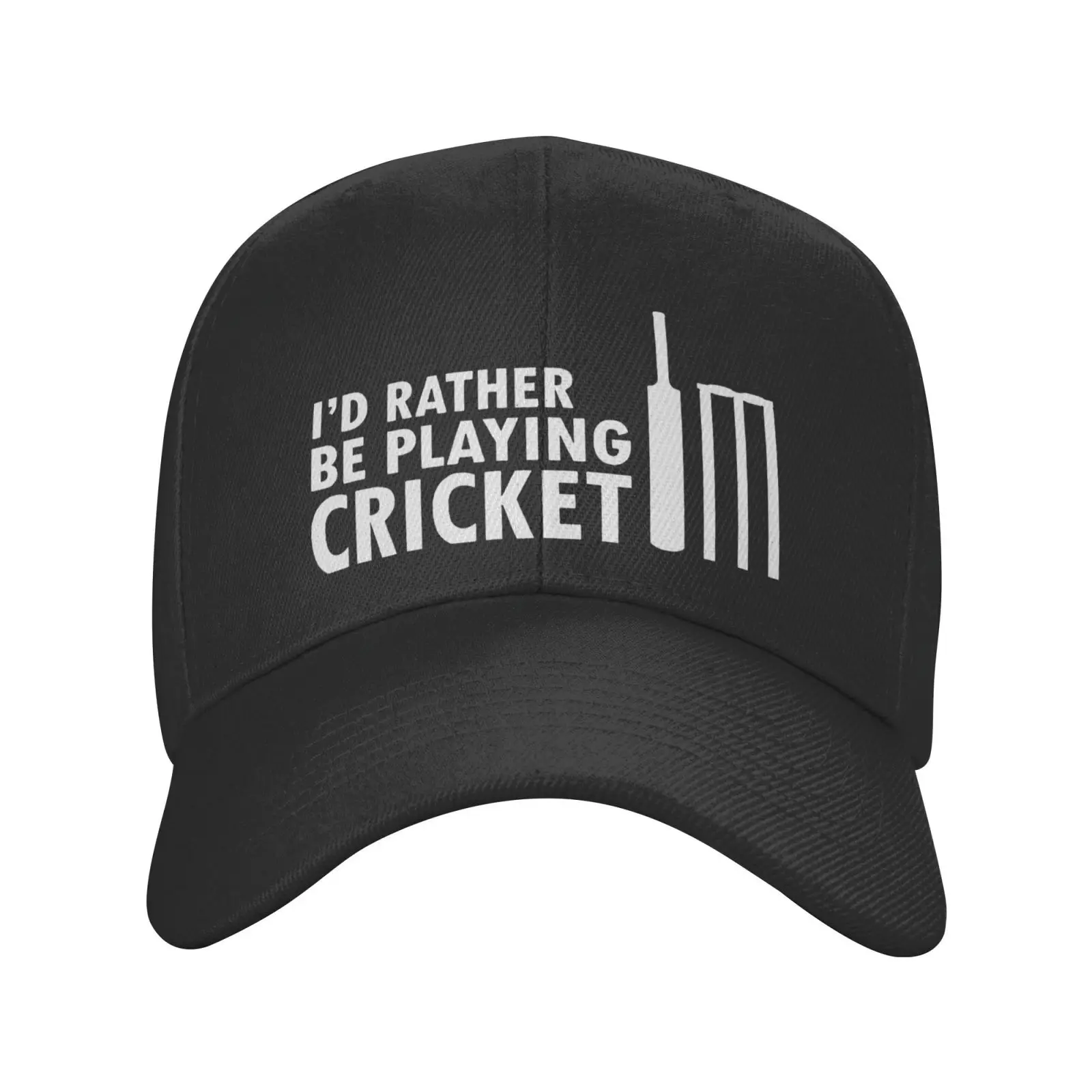 

Id Rather Be Playing Cricket Cricketer Baseball Cap For Men Hat Woman Beret Cap For Boy Balaclava Women's Bucket Hat Satin Cap