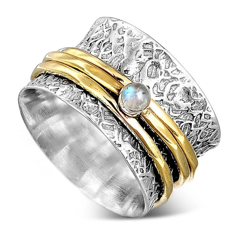 

Rings For Woman Silver Color Gold Color Annulus Retro Simple Finger Jewelry Bohemia Style Accessories Party Wedding Gifts