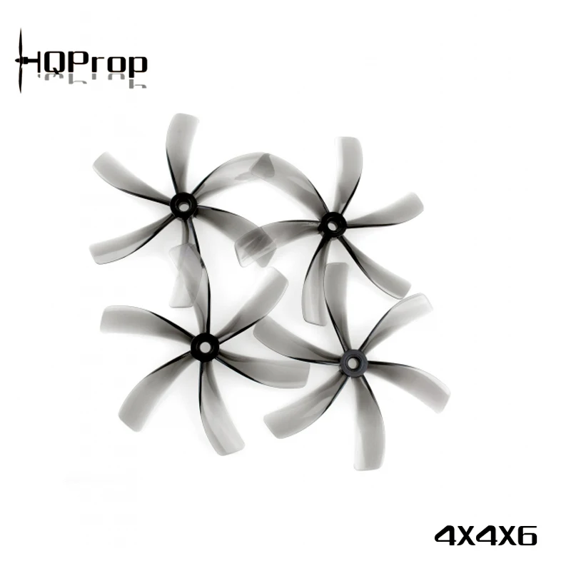 6 пар (6CW + 6CCW) HQPROP Duct-4X4X6 4040 6-лопастной ПК Пропеллер для RC FPV Freestyle 4-дюймовый Cinewhoop Ducted Drones DIY части