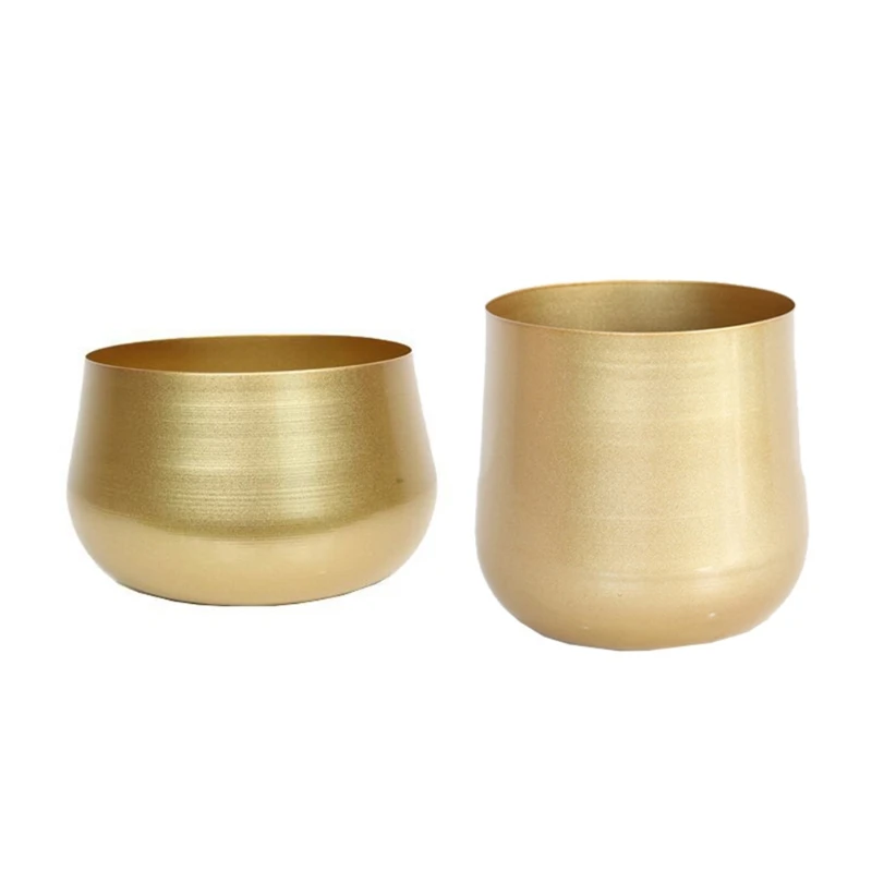 

Metal Flower Pot Garden Planter Cactus Succulent Plant Container Ornament Home Decoration