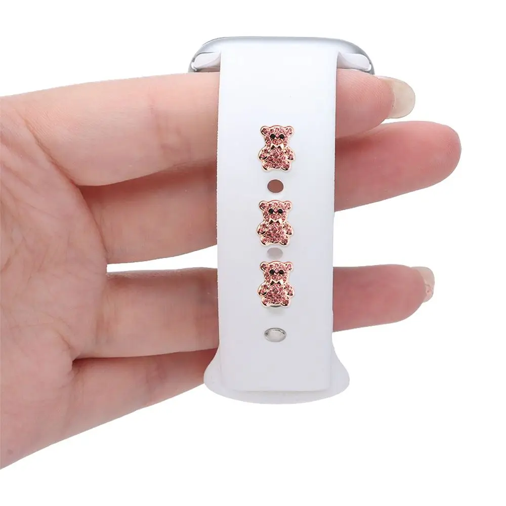 

Wearable Devices Rubber Bracelet Decoration Silicone Strap Decorative Nails Watchband Ornament Jewelry Accessories