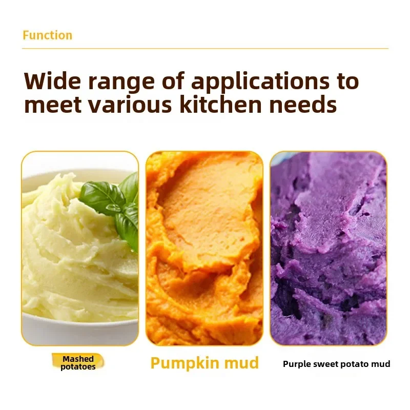 НОВАЯ ГОРЯЧАЯ ПРОДАЖА ручной пресс для картофельного пюре тыквенный фиолетовый