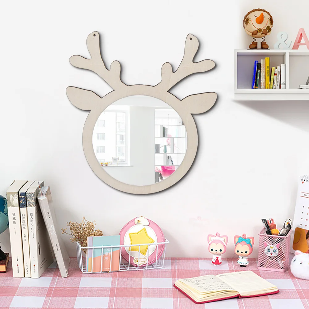 

Зеркала для украшения спальни, зеркало для макияжа, эстетическое украшение для комнаты, аксессуары для дома, гостиной, декоративные стены