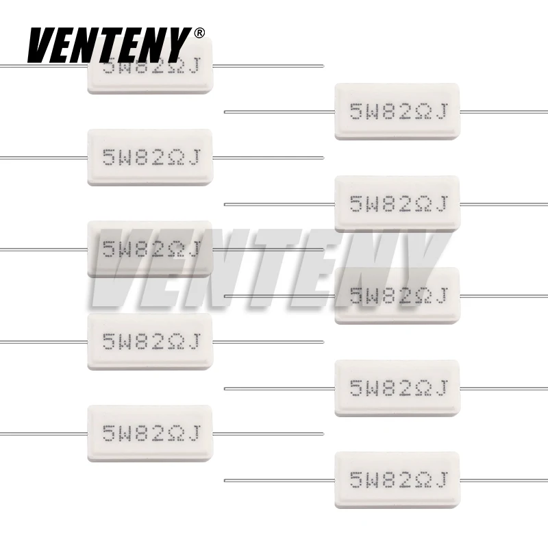 10 шт. 5 Вт 5% цементный резистор сопротивление мощности 0 1 ~ К 1R 5R 10R 100R 22 33 2 8 15 20 25 30 100