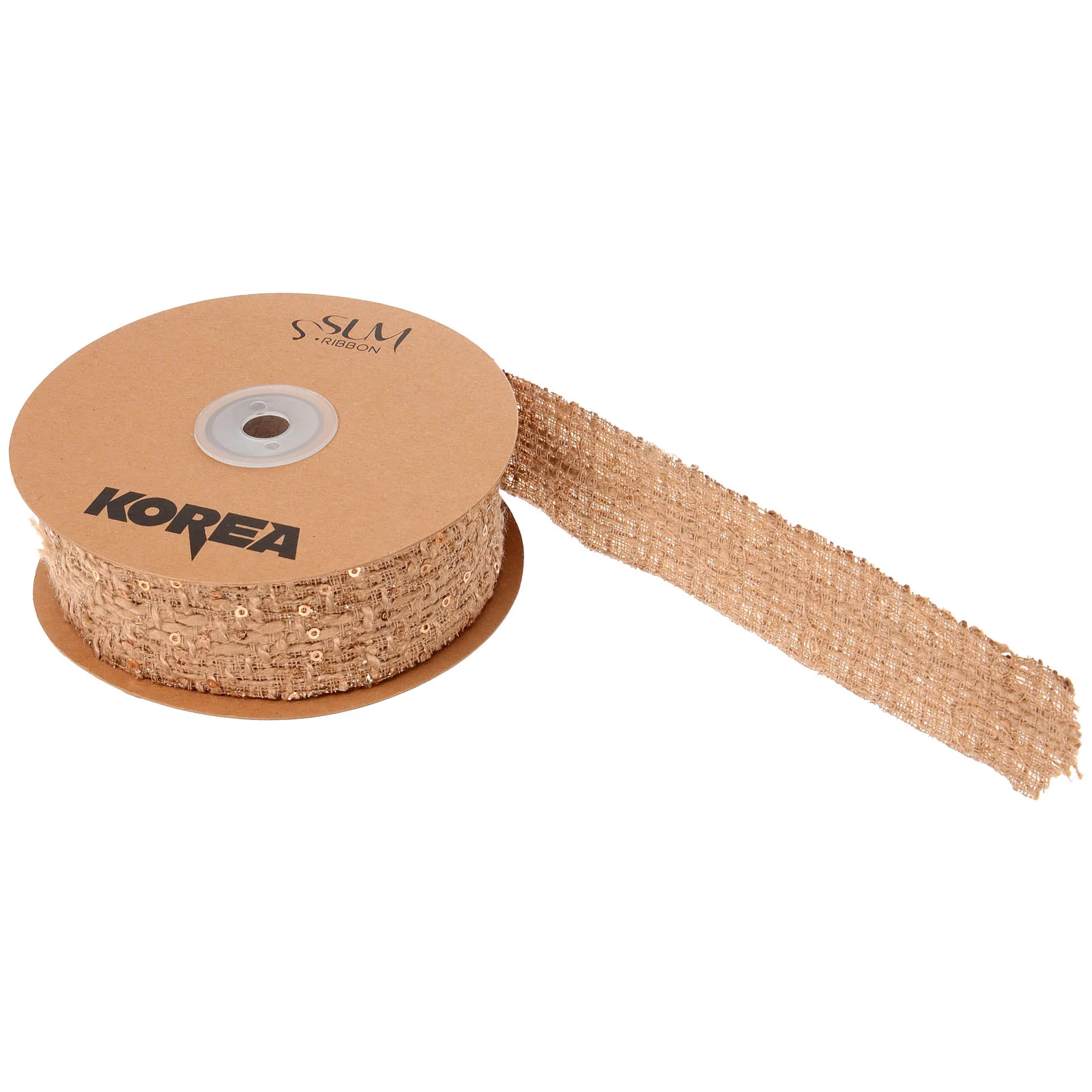 

1 Roll of Diy Craft Cloth Ribbon Roll Delicate Ribbon Printed Ribbon for Sewing