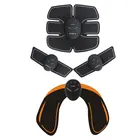 EMS тренажер для массажа мышц Электрический массажер Abs стимулятор для бедер, живота, рук, брюшного пресса полный тренажер