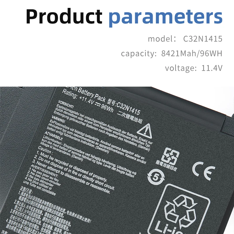 SUOZHAN C32N1415 11 4 В 96 Втч Аккумулятор для ноутбука ASUS ZenBook Pro UX501 G501VW G501JW UX501VW UX501JW N501VW UX501LW