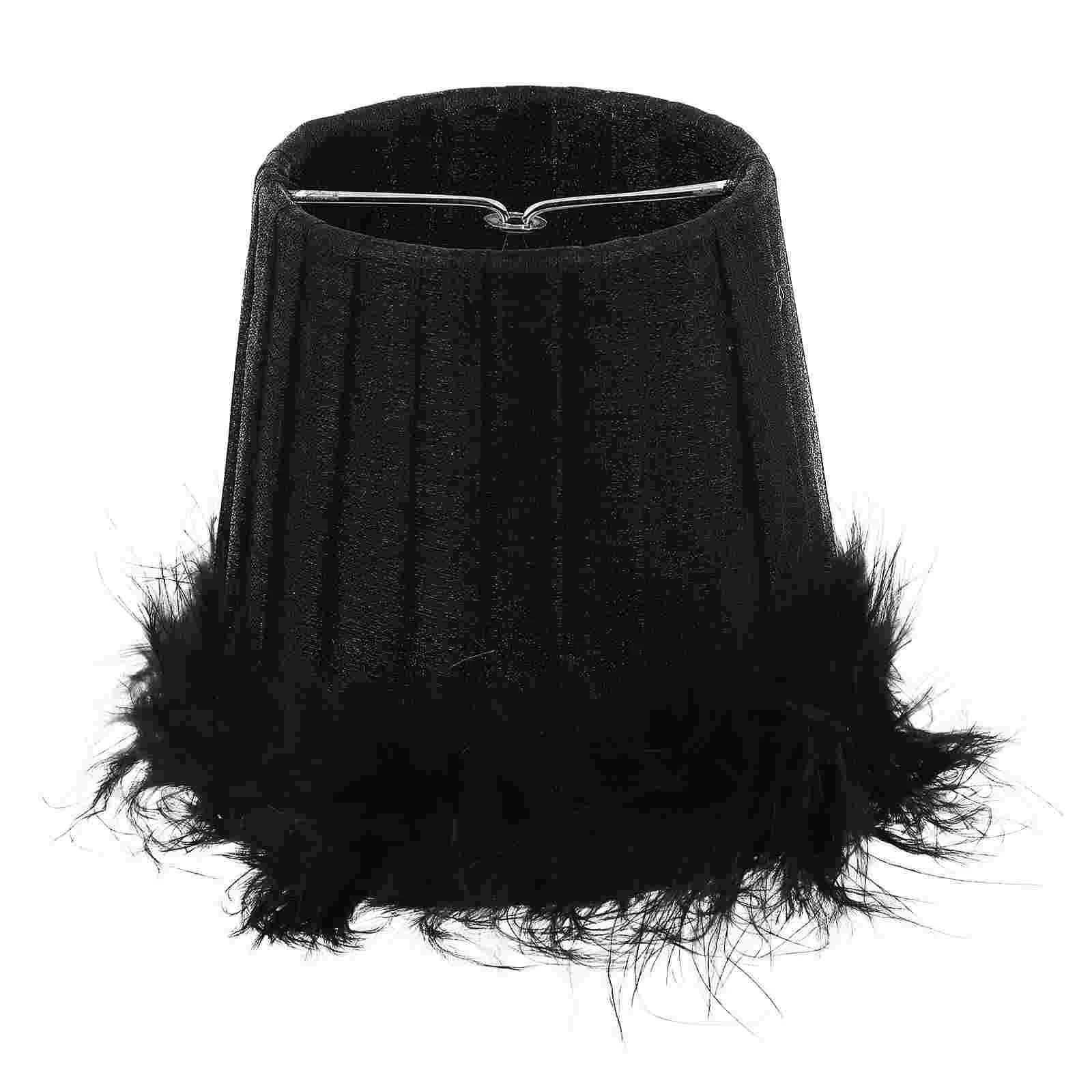 

Lamp Shade Lampshade Cover Chandelier Bedside Crystal Black Light Rustic Lampshades Clothfloor Household Replacement