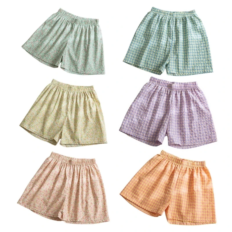 

Women Elastic Waist Comfy Shorts Cotton Gauze Shorts Womens Shorts Summer 10CE