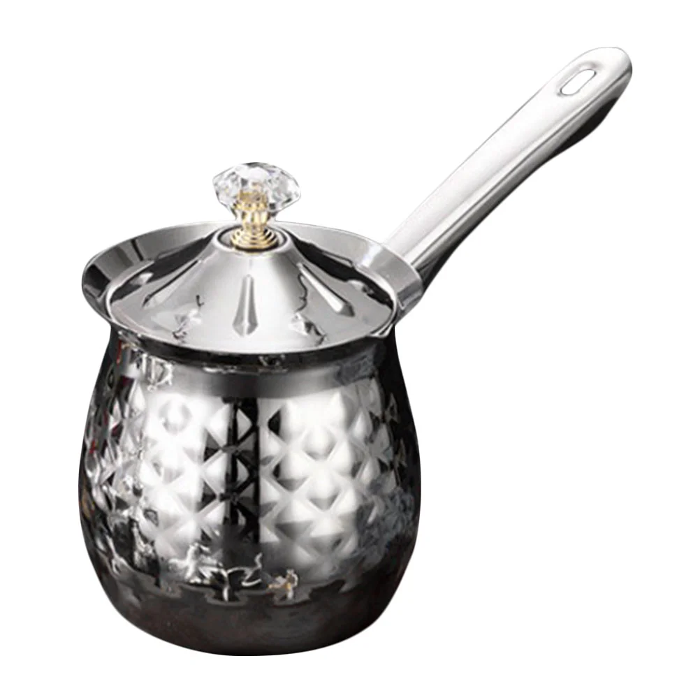 

Pitcher Coffee Frothing Cup Pot Frother Jug Warmer Creamer Pan Dispenser Butter Steaming Espresso Latte Turkish Melting Maker