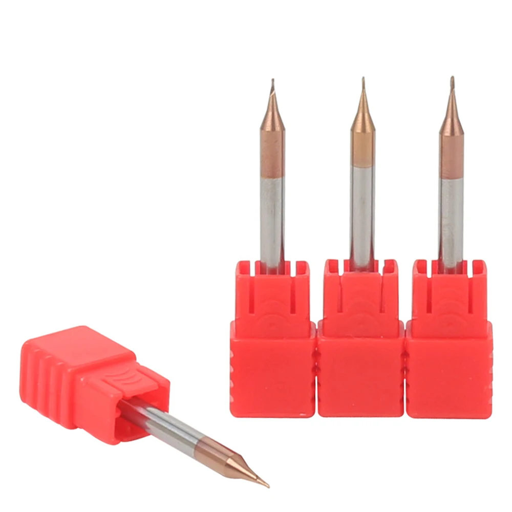 

Гравировальный деревообрабатывающий инструмент 0,2 0,3 0,4 0,5 0,6 0,7 0,8 0,9 мм 2 канавки микро-Концевая фреза из карбида вольфрама фреза с ЧПУ фреза