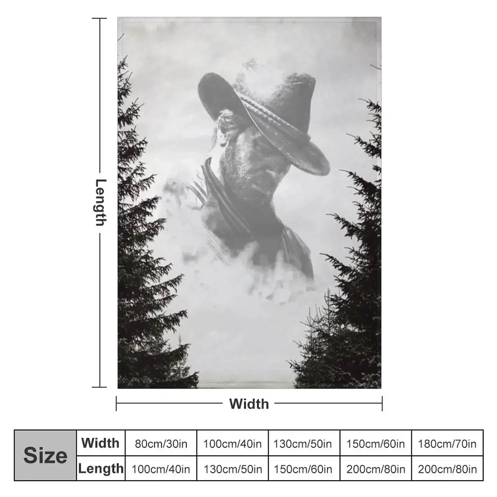 Артур Морган RDR2 Плед Фланелевые одеяла на Хэллоуин