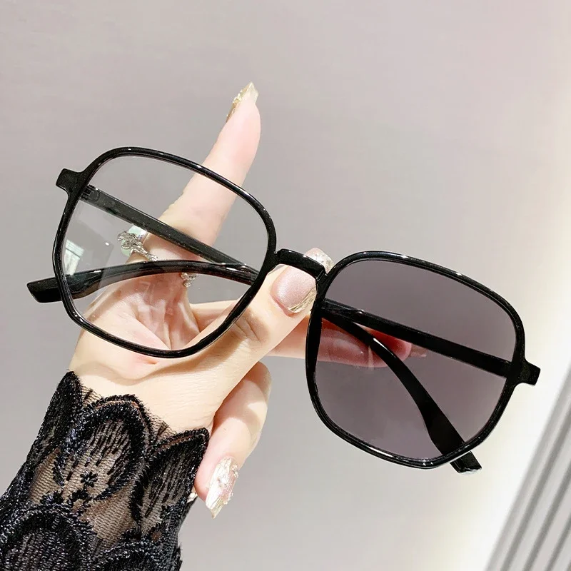 Фотохромные солнцезащитные очки 2 в 1 интеллектуальные уличные анти-УФ-очки с