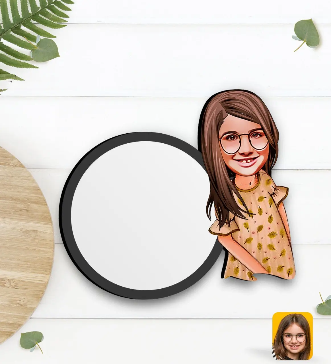 

Персонализированный женский ребенок карикатура деревянной чашки altlığ8