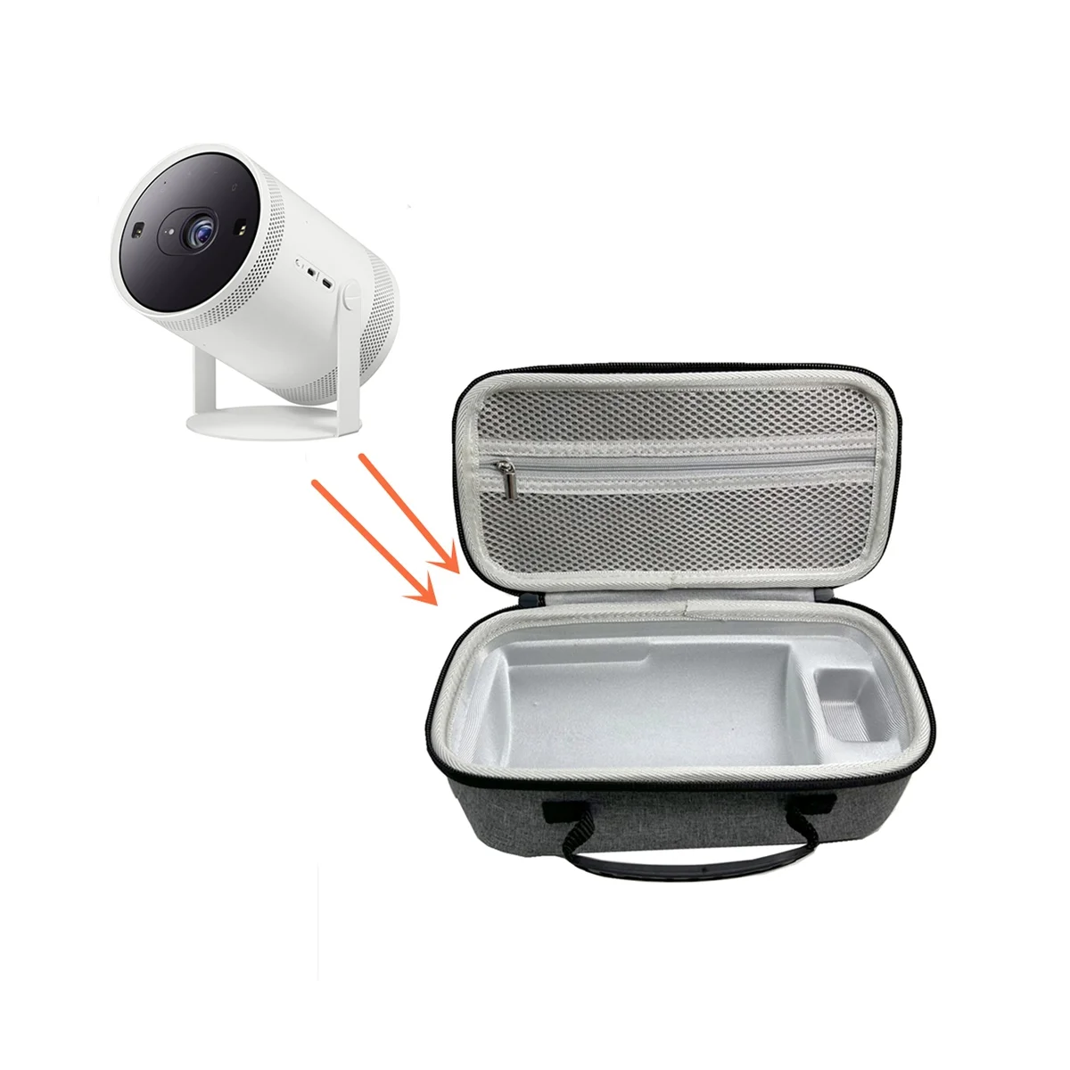 

Hard EVA Travel Storage Case Projector Portable Bags for the Freestyle / Anker Nebula Capsule 3 Laser-1080P