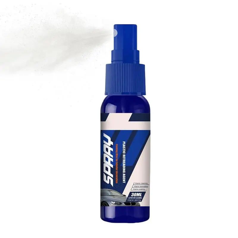 

30ml/100ml Car Interior Spray Dust-Proof Refurbishment Agent For Dashboard Water-free Cleaning Agent Auto Roof Dash Cleaning
