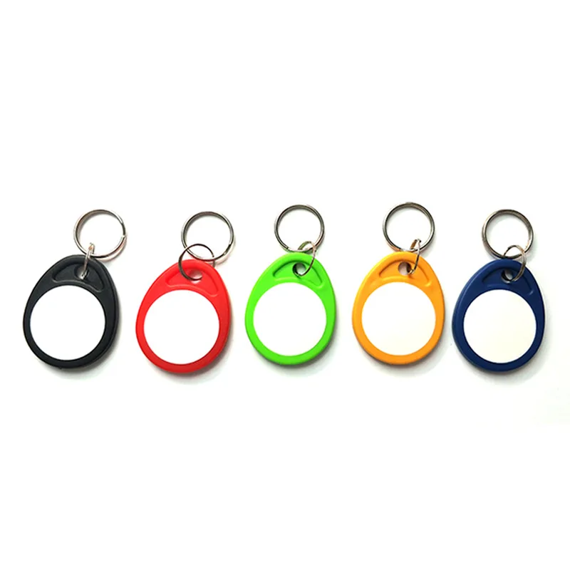 

100Pcs 13.56MHz Proximity RFID Key Fob Waterproof ABS NFC Tag Read Write NTAG213 Chip Smart Card for Access Control System