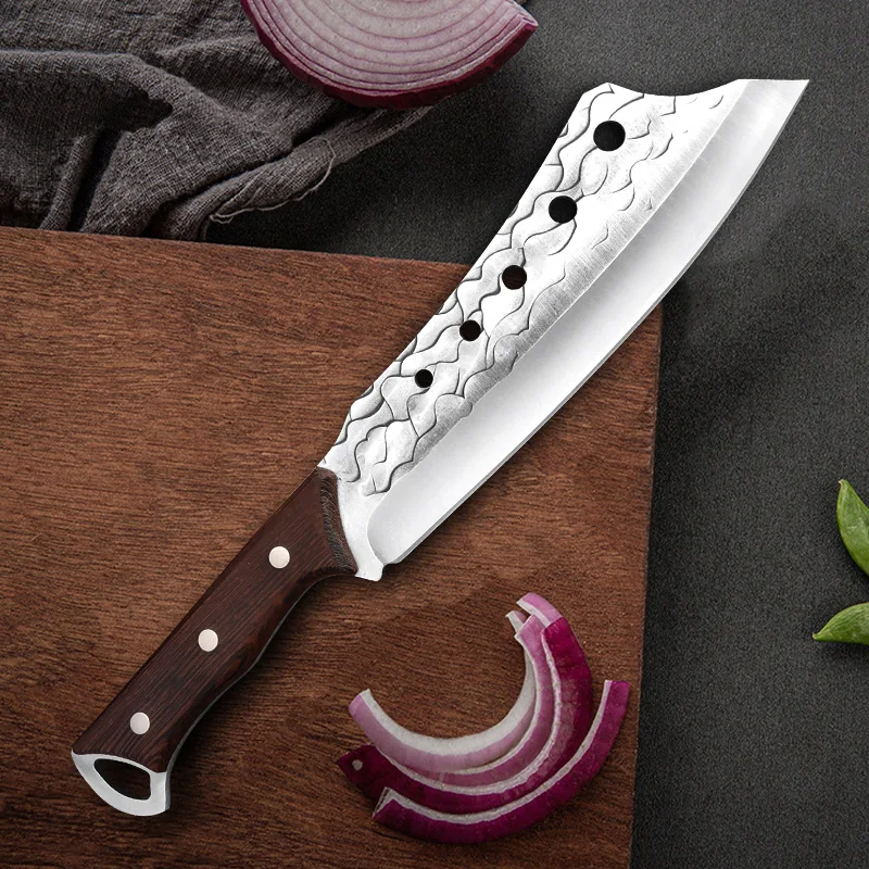 8 дюймов кованый нож мясника ручной работы мясницкий для мяса измельчения костей