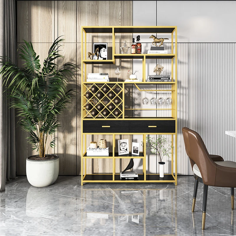 

Shelf creative bookcase floor modern minimalist industrial style ancient shelf custom study office