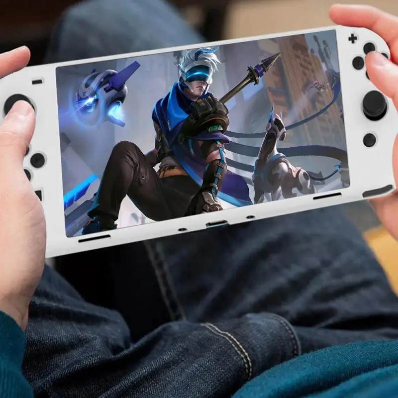 

Game Accessories Protective Case Soft Dirt-resistant Silicone Cover Drop-proof Protective Shell For Switch OLED Waterproof