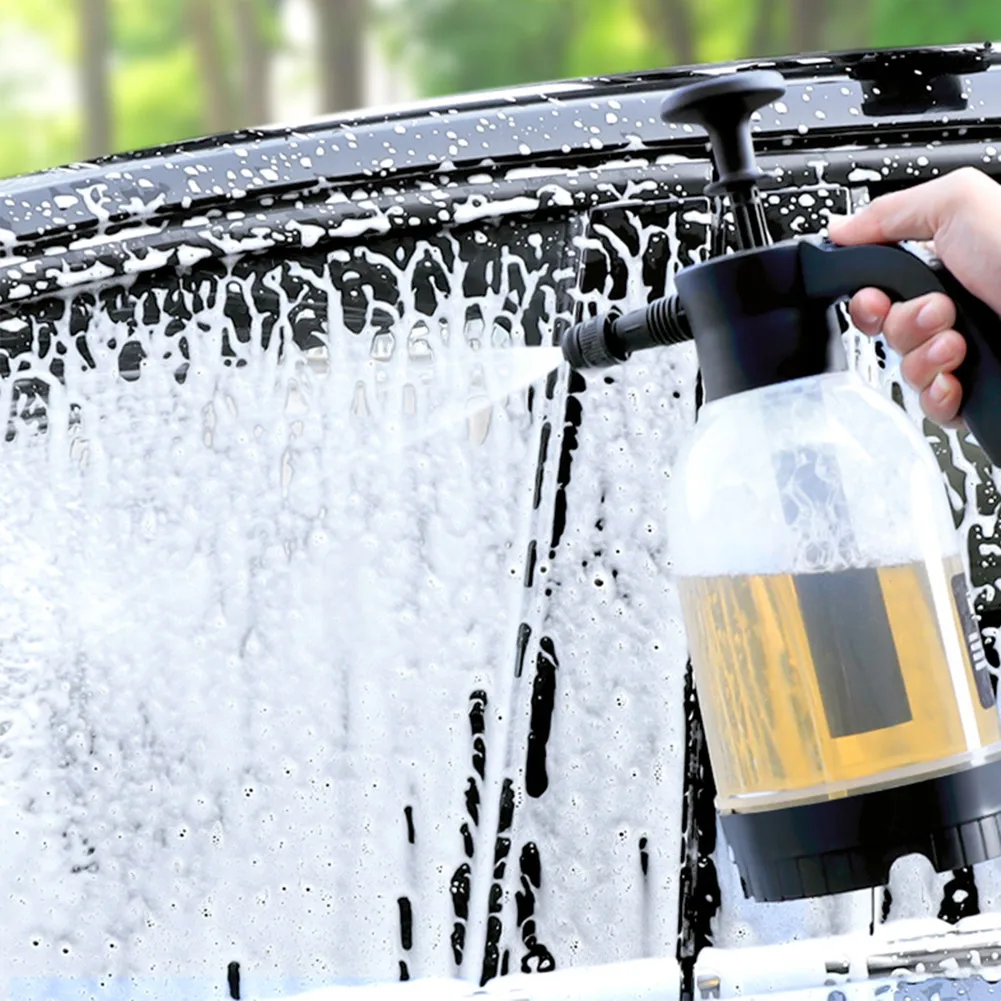 

1500ml Hand Pump Foam Sprayer Hand Pneumatic Foam Snow Foam Car Wash Spray Bottle Car Cleaning Tool Accessories