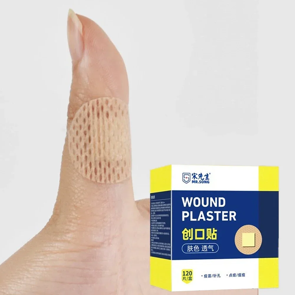 120 шт./кор. мини-круглый медицинский бинт прозрачный водонепроницаемый дышащий