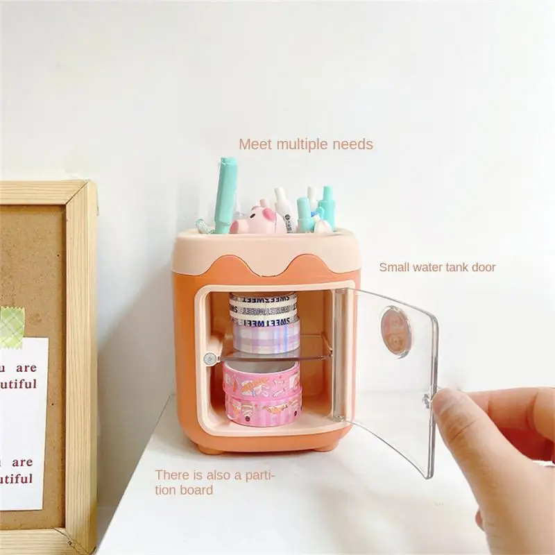 

Ins Wind Cartoon Creative Piggy Pen Holder Cute Large-capacity Desktop Piggy Storage Container Sweet Multi-function Pen Holder